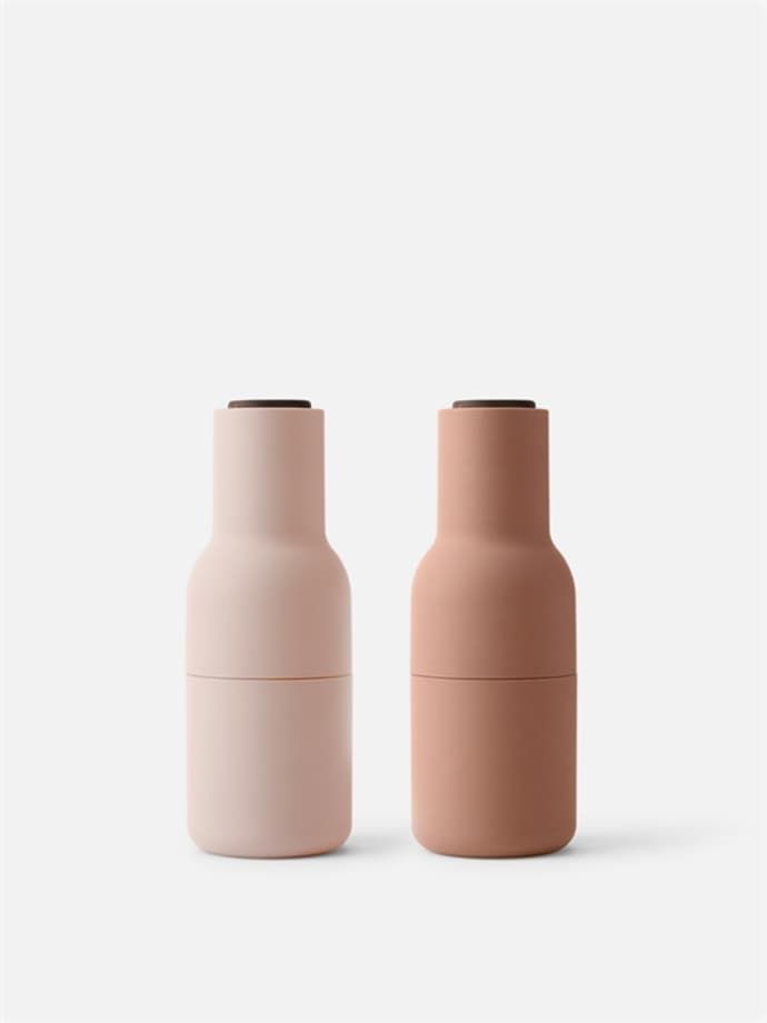 Set Of 2 Nudes Bottle Grinders With Walnut Top | Trouva (Global)