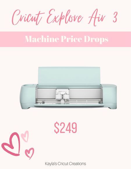 Cricut Explore Air 3 machine sale 2/4-2/10

#LTKsalealert