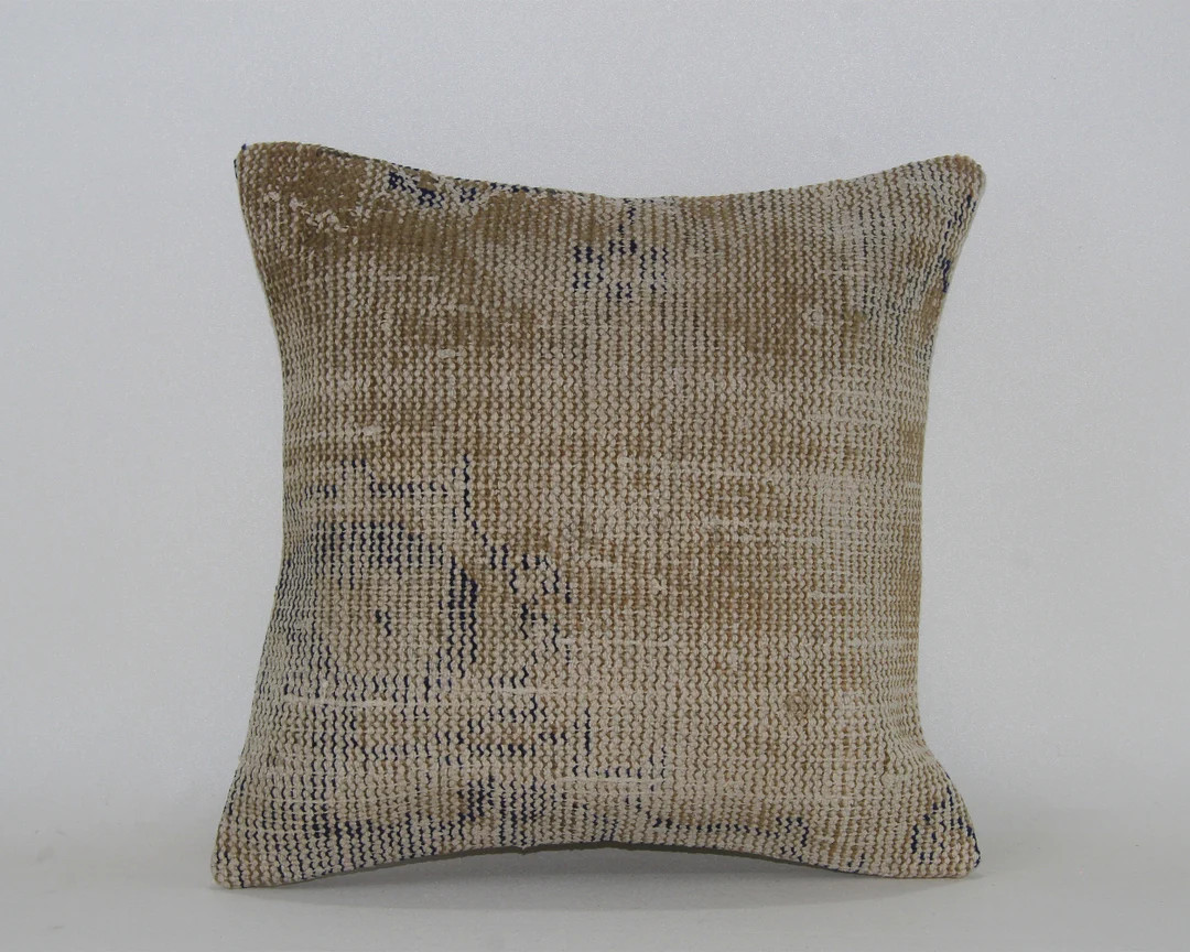 Handwoven Kilim Pillow , 16x16 Tribal Pillow , Couch Pillow , Authentic Rug Pillow , Pillow Sham ... | Etsy (US)