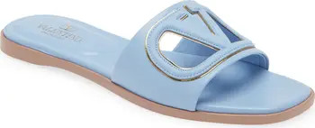 Valentino Garavani VLOGO Cutout Slide Sandal (Women) | Nordstrom | Nordstrom