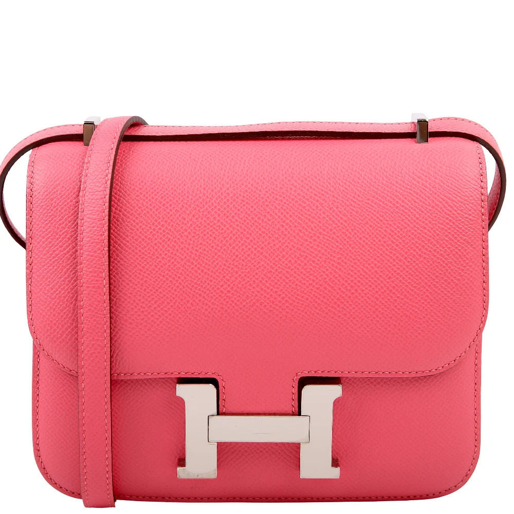 Constance 18 Epsom 2024 Rose Azalee/Palladium | Keeks Designer Handbags