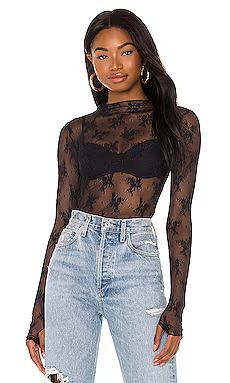 Free People Lady Lux Layering Top in Black from Revolve.com | Revolve Clothing (Global)