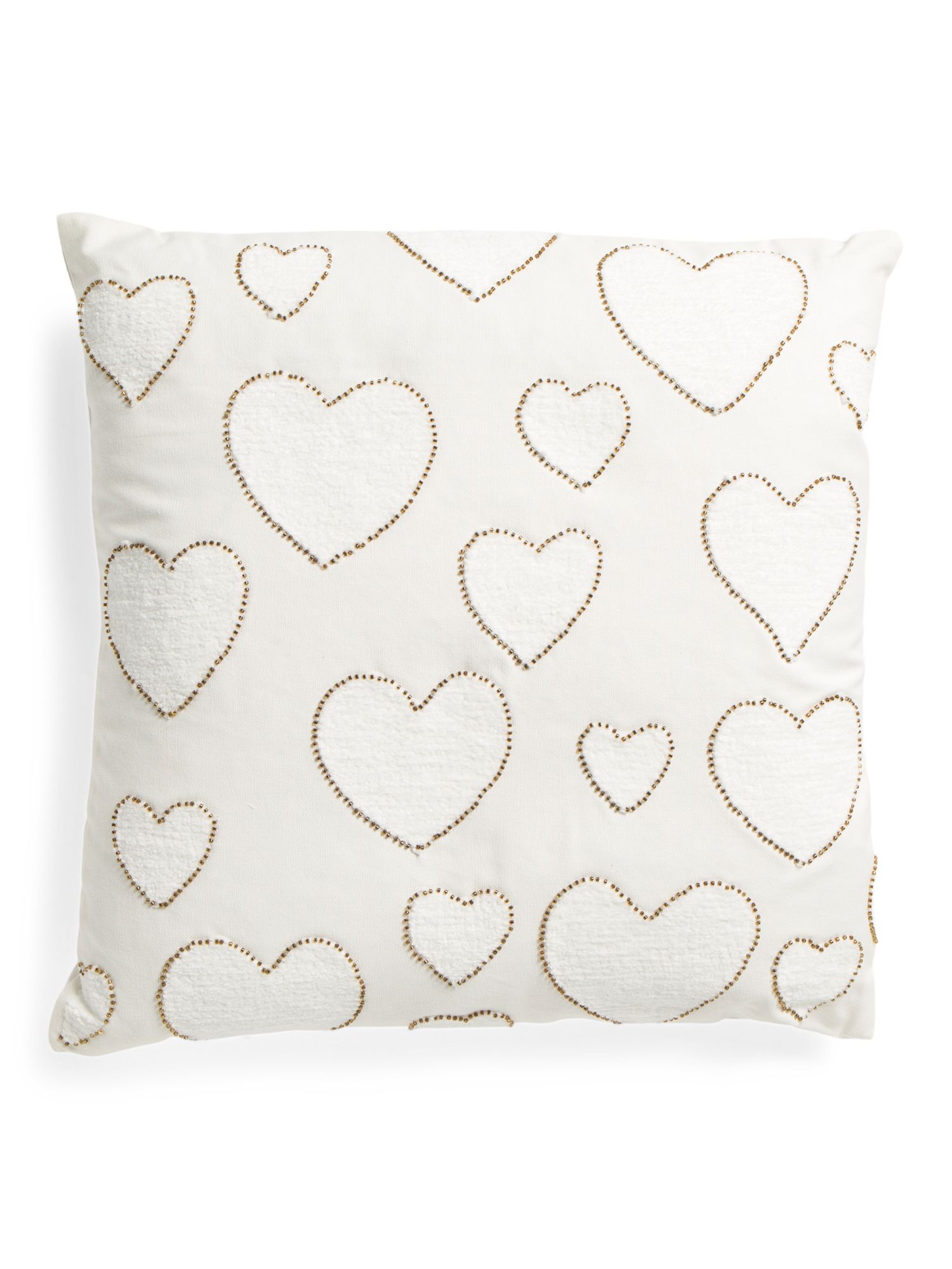 20x20 Hearts Beaded Pillow | Throw Pillows | Marshalls | Marshalls