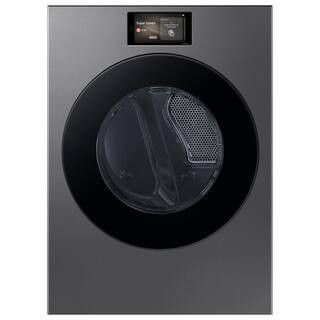 7.6 cu ft vented Front Load Stackable Bespoke AI Ultra Capacity Electric Dryer in Dark Steel w/AI OptiDry+ | The Home Depot