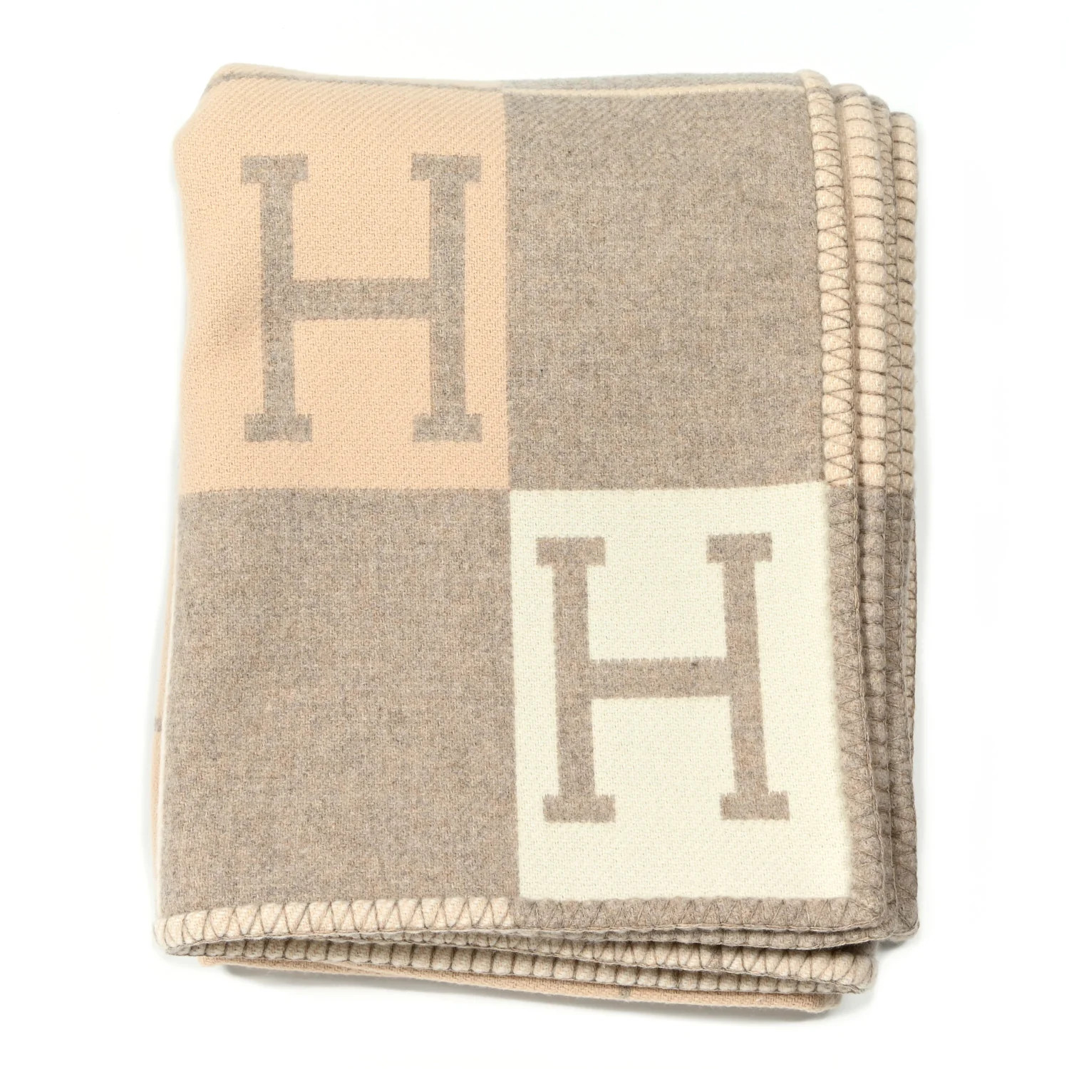 Wool Cashmere Avalon III Blanket Coco Camomille | FASHIONPHILE (US)