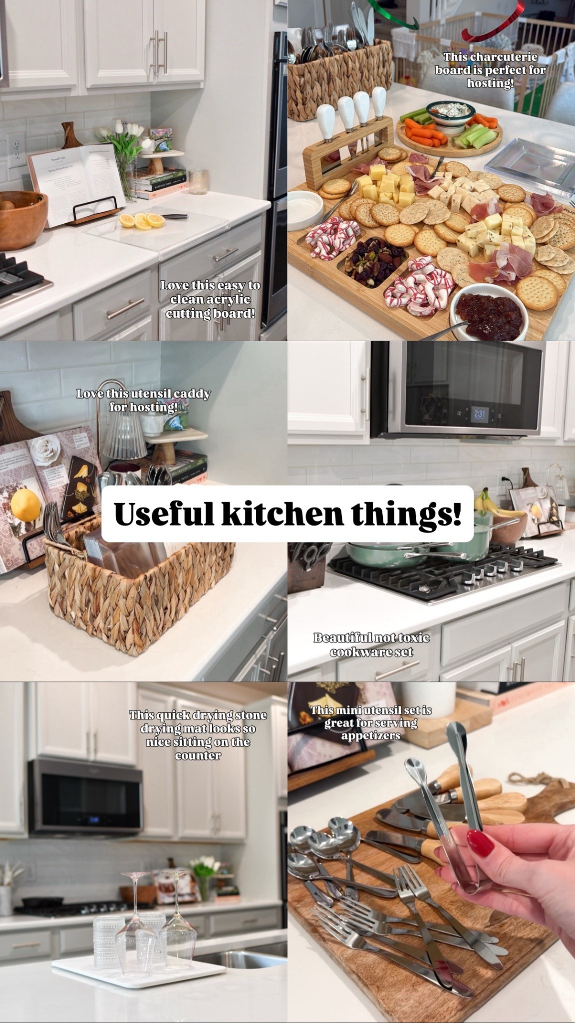 Useful things around my kitchen 🤍 