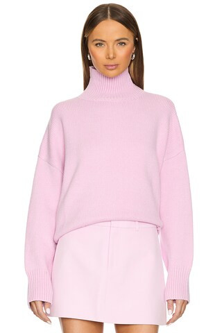Brushed Alpaca Pullover in Chalk Pink | Revolve Clothing (Global)
