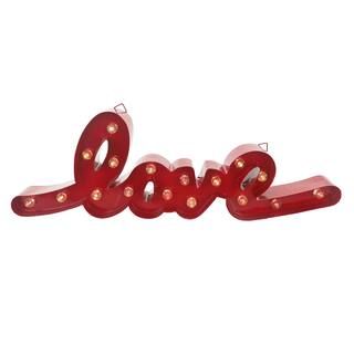 20" Red Lighted Love Tabletop Sign by Celebrate It™ | Michaels | Michaels Stores