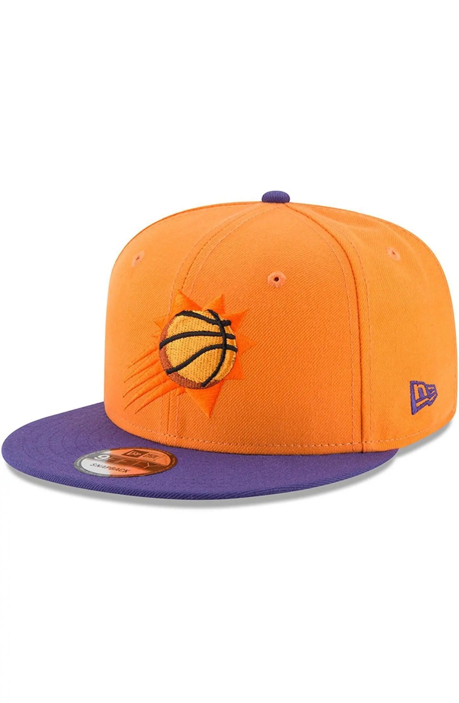 Men's New Era Orange/Purple Phoenix Suns 2-Tone 9FIFTY Adjustable Snapback Hat | Nordstrom