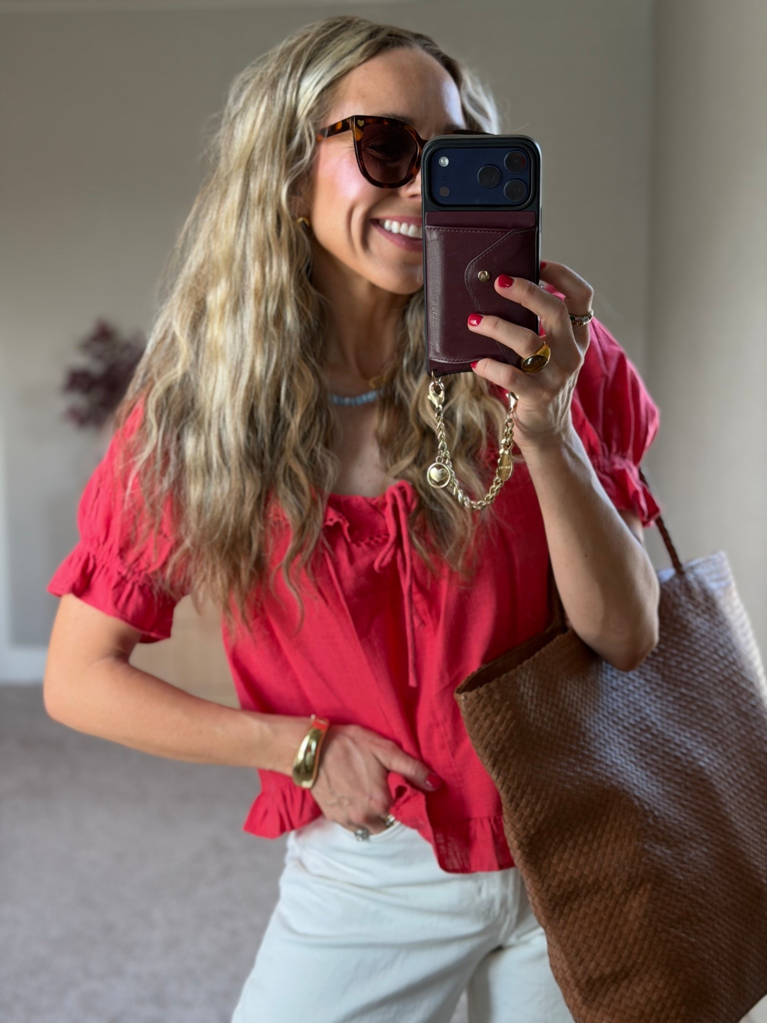 The pop of red for summer is so fun!! 

I am a size small top and 2 or 26 bottoms! 


#LTKootd #LTKMothersDay #LTKgrwm