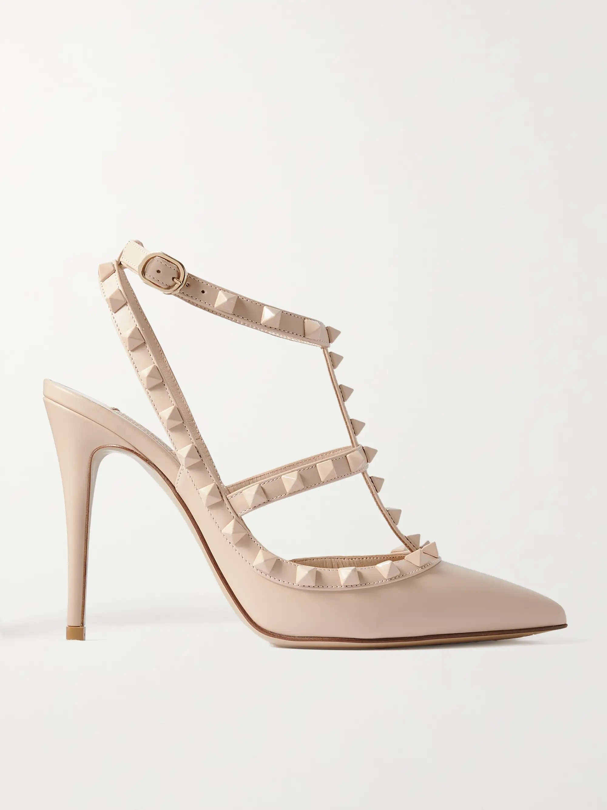 Valentino Garavani Rockstud 100 leather pumps | NET-A-PORTER (UK & EU)