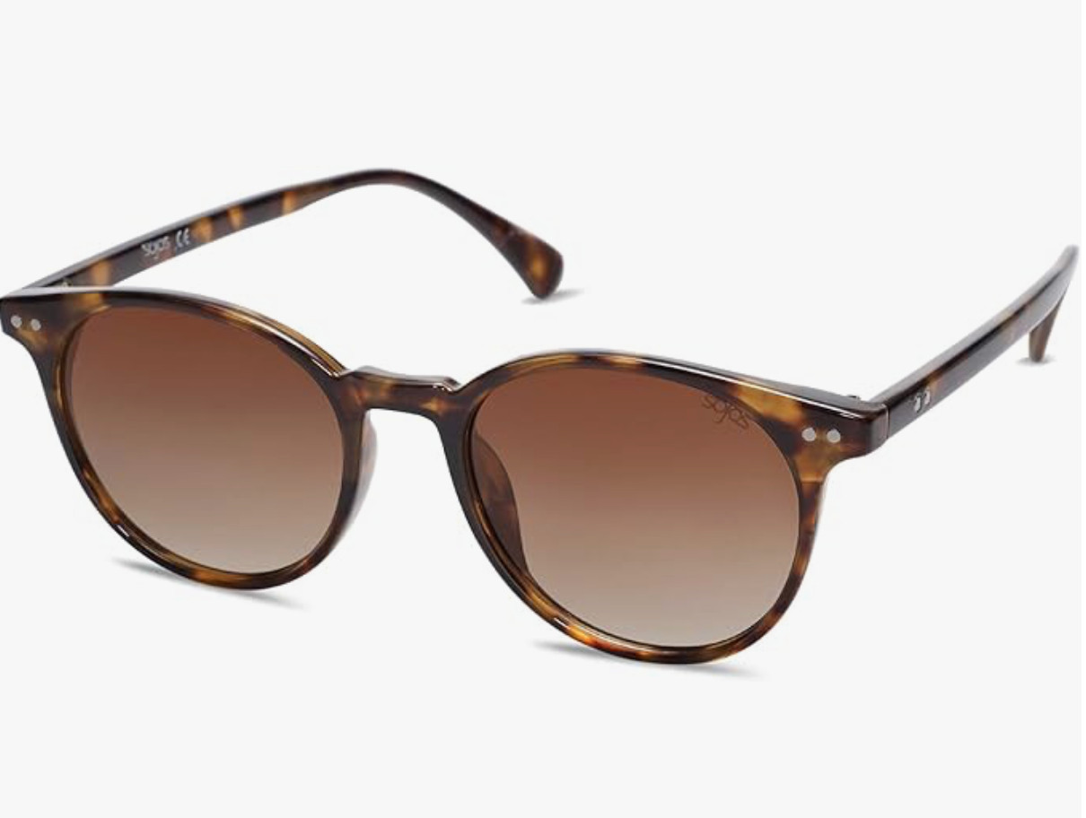 My favorite inexpensive sunglasses for traveling — perfect for when I don’t want to worry about them getting lost or stolen. The pink lens works especially well for summer and winter, while the brown tones are great for autumn and spring. There are several other color options available as well.

They’re also a great choice if you have a smaller face, which can be harder to find a good fit for. 

 #LTKvlog #LTKSwim #LTKTravel