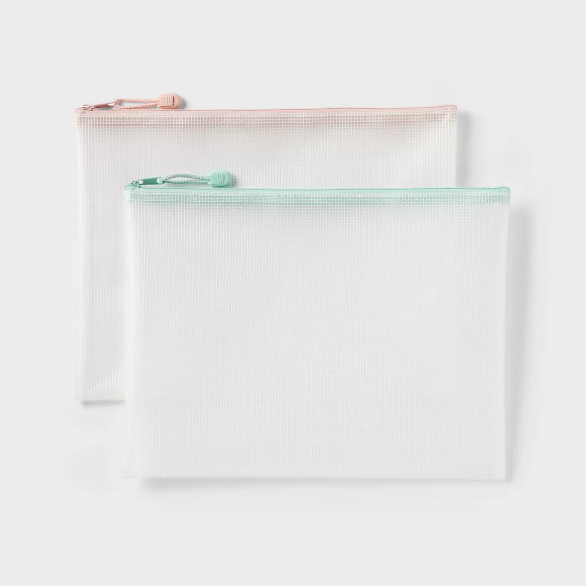Paper Size Zip Pouches Multi 2pk - up&up™ | Target