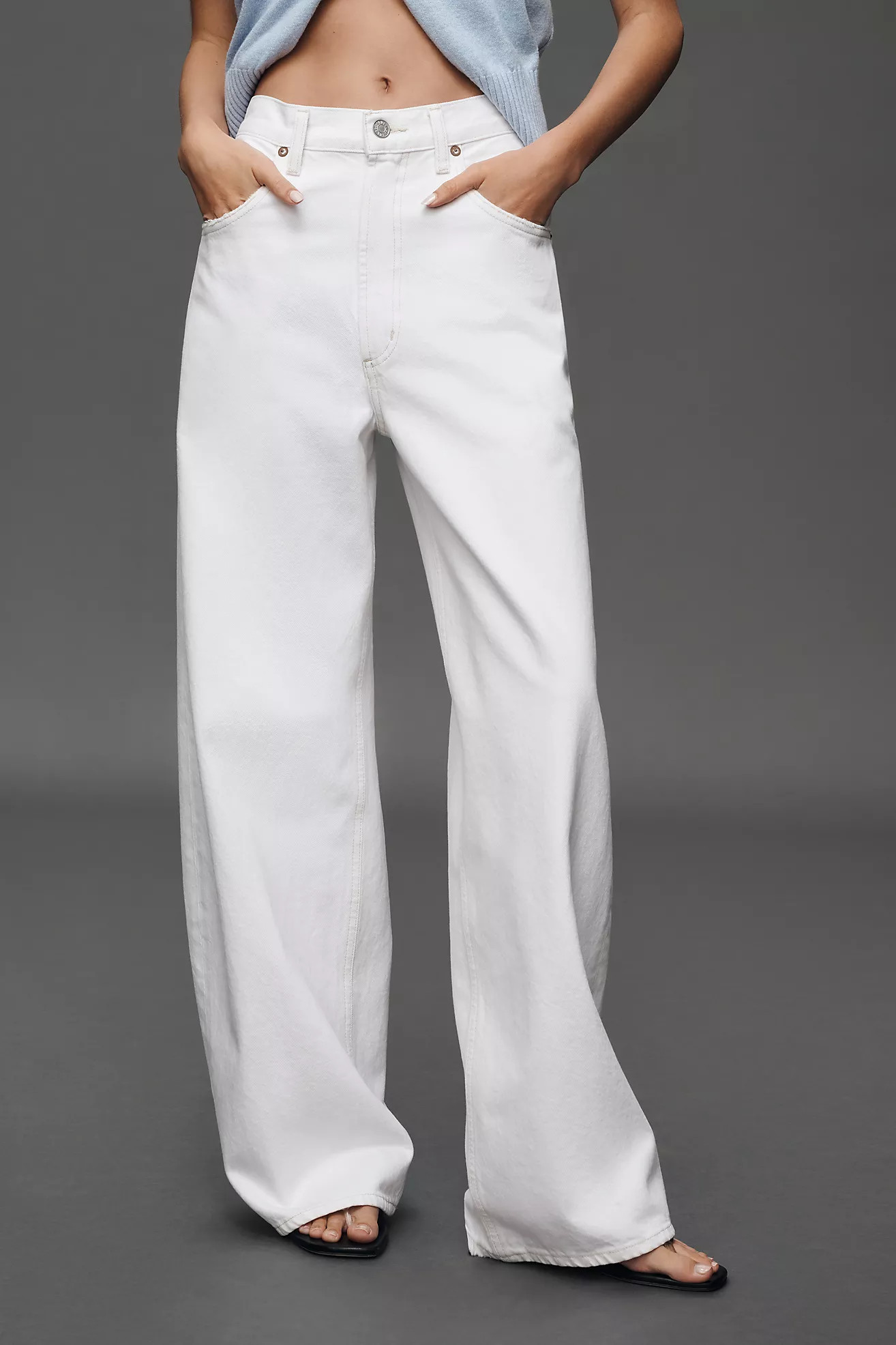 AGOLDE Low Curve High-Rise Tapered Jeans | Anthropologie (US)