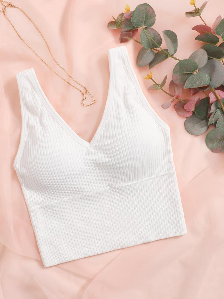 Rib Tank Bra | SHEIN