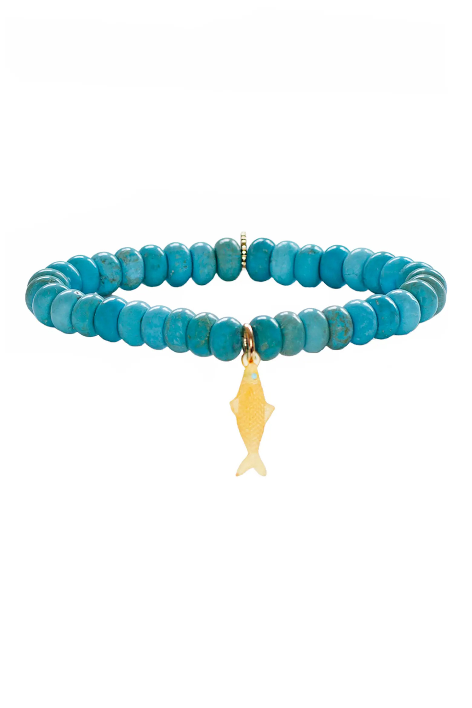 Nori Fish Charm Jade Beaded Stretch Bracelet (Women) | Nordstrom | Nordstrom