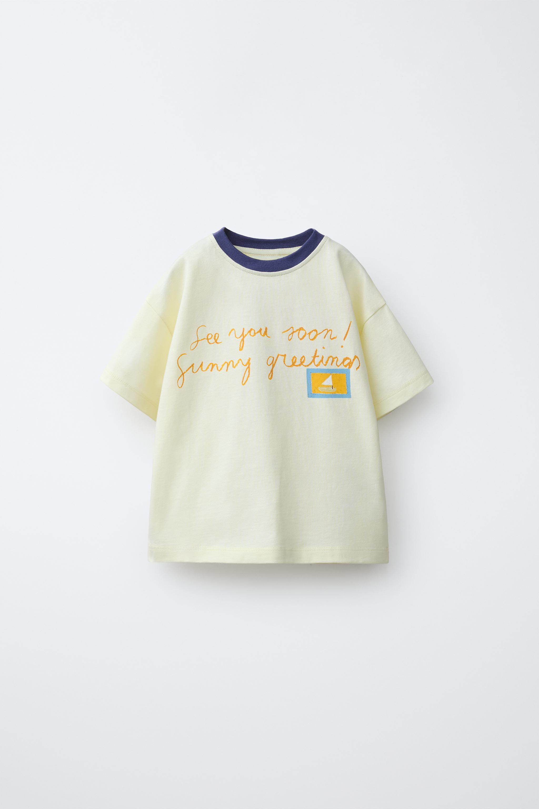 ISABELLE VANDEPLASSCHE PLAID SAILBOAT T-SHIRT | Zara US