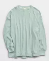 Aerie Long Weekend Waffle Sweatshirt | Aerie