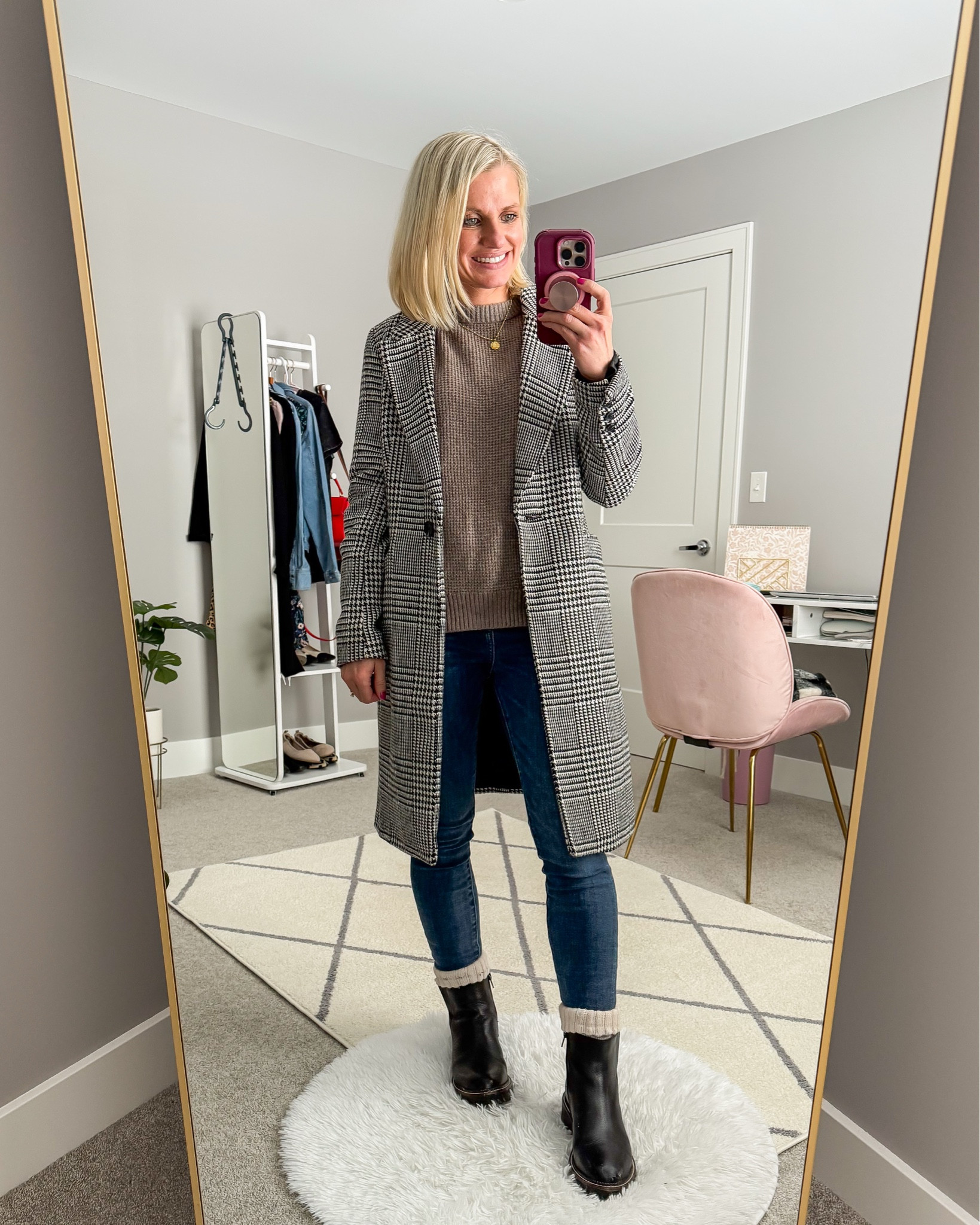 What I wore this week! Winter outfit! 
Coat- sold out, linked similar || sweater- sold out, linked similar || jeans- 2/short 

#LTKSeasonal #LTKPetite #LTKStyleTip