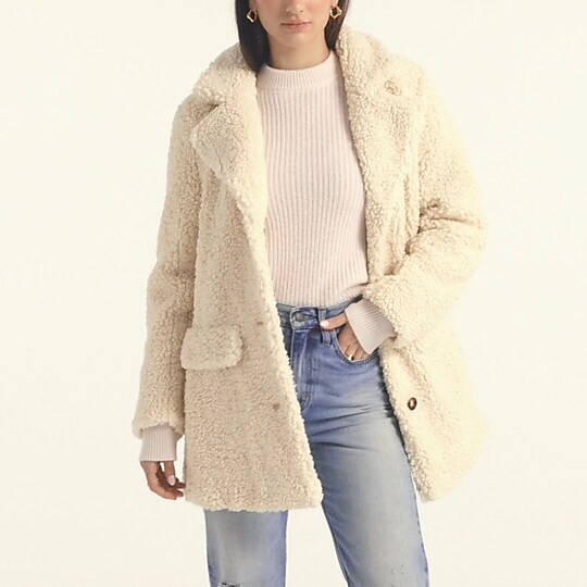 Teddy sherpa jacket | J. Crew US