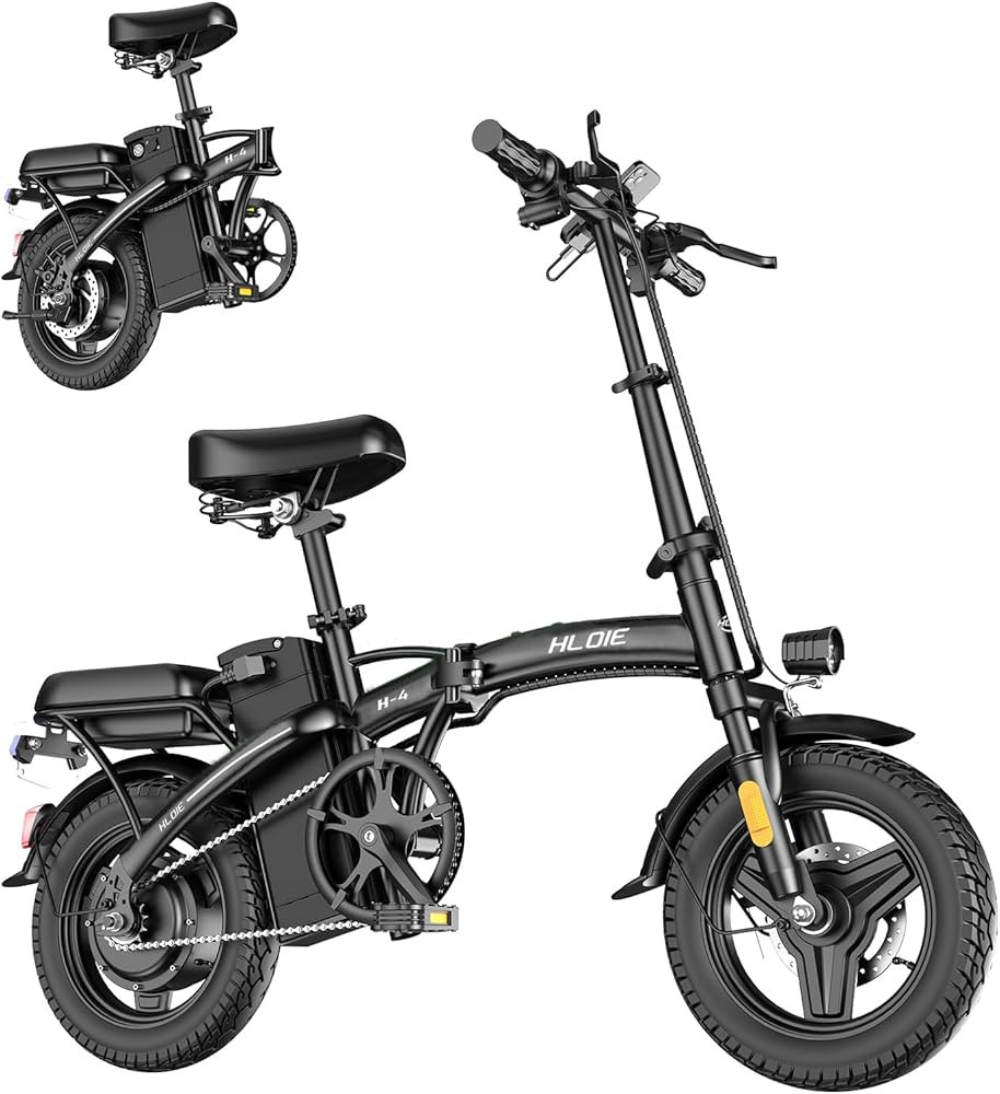 Folding Electric Bike for Adults, 400W (Peak 500W) Motor,23MPH Max Speed Foldable Electric Bicycl... | Amazon (US)