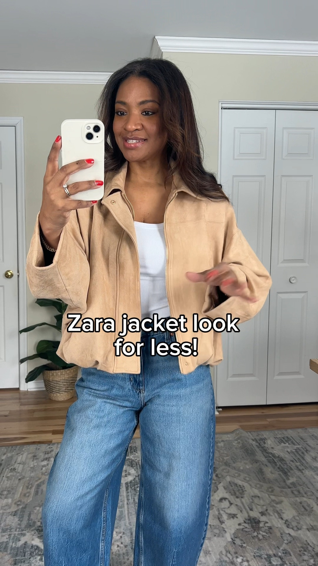 TTS in these sneakers from Target. They are so so comfortable! Also wearing a medium in the jacket. It’s so good! 

#ltkover40 #ltkseasonal