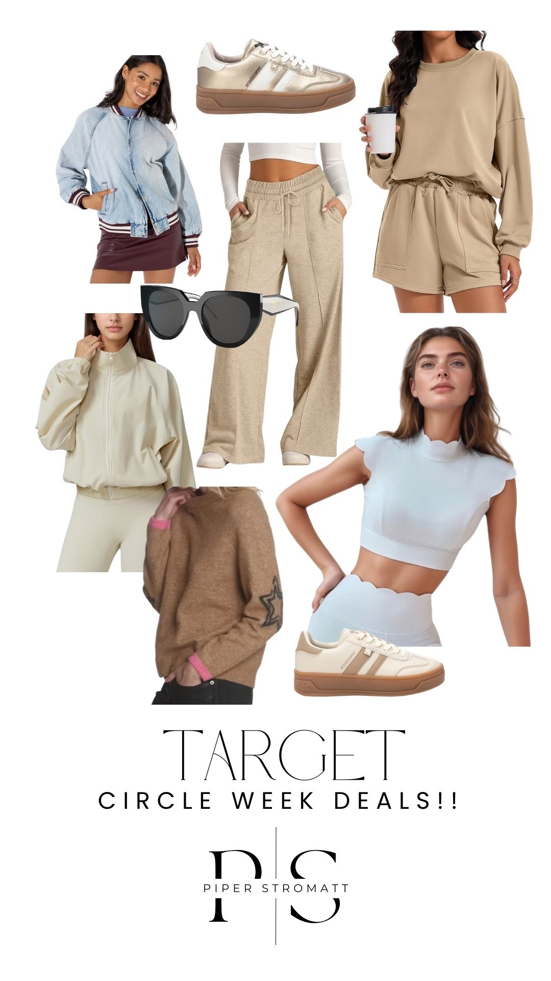 Target circle week deals! Womens neutral athletic chic looks. 

#LTKSaleAlert #LTKSeasonal #LTKPetite