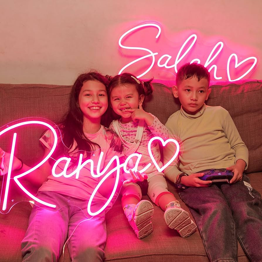 Neon Signs for Wall Decor, Custom LED Name Light for Wall Room Bedroom Decor Birthday Wedding Hap... | Amazon (US)
