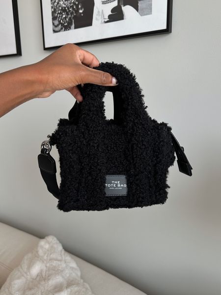 Marc Jacobs black micro tote bag in teddy material! 

#LTKitbag