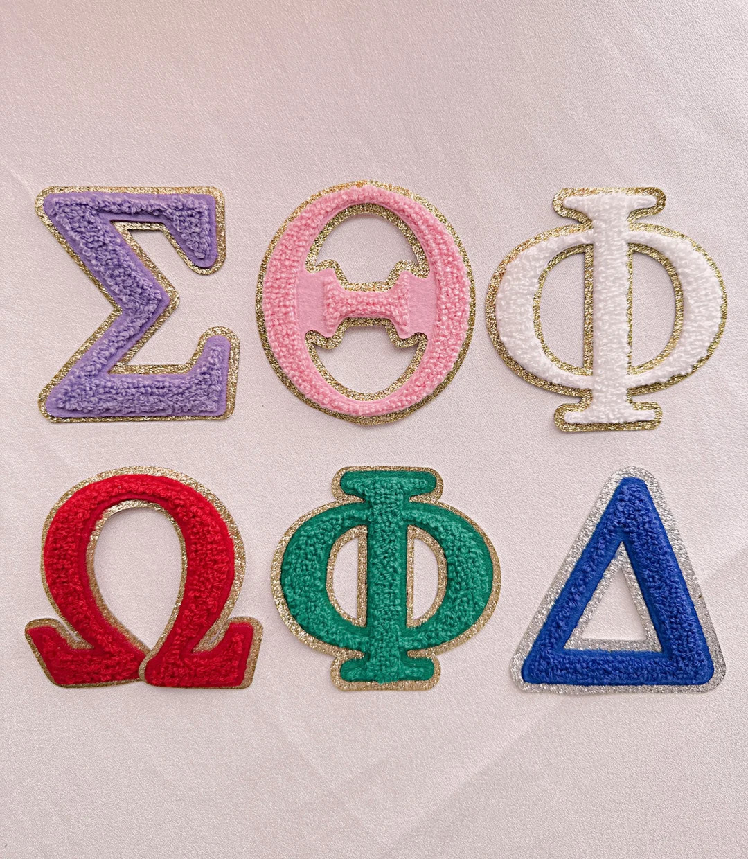 3 Inch Greek letters | Sorority letters | Chenille Greek letters  | iron on letters | Greek lette... | Etsy (US)