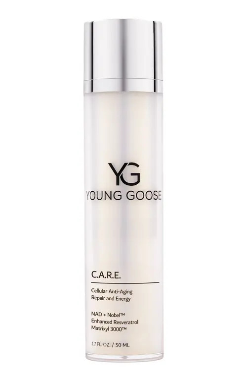 Young Goose C.A.R.E. NAD+ Boosting Moisturizer 50 ML in White at Nordstrom | Nordstrom