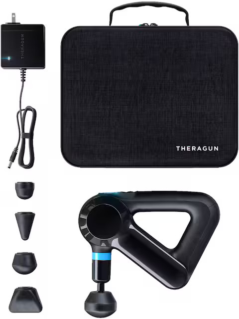 Therabody Theragun Elite Bluetooth + App Enabled Massage Gun + 5 Attachments, 40lbs Force (Latest... | Best Buy U.S.
