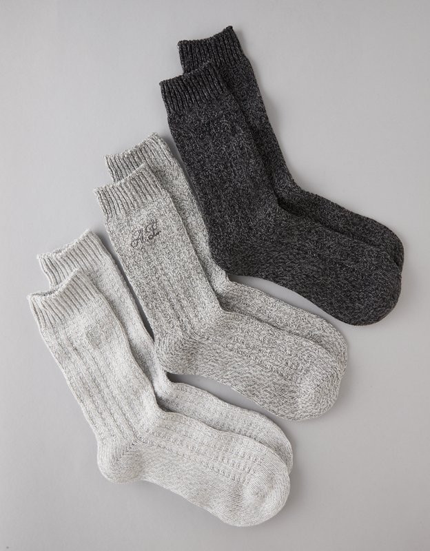 AE Waffle Crew Socks | American Eagle Outfitters (US & CA)