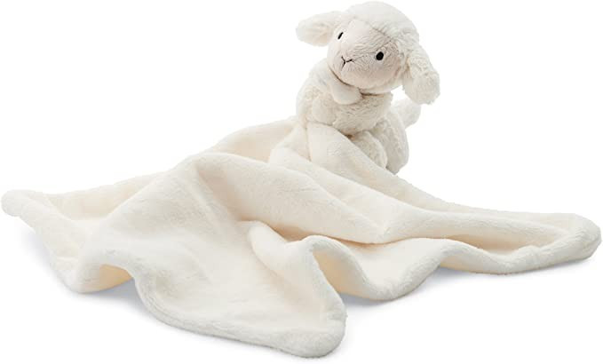 Jellycat Bashful Lamb Baby Stuffed Animal Security Blanket | Amazon (US)