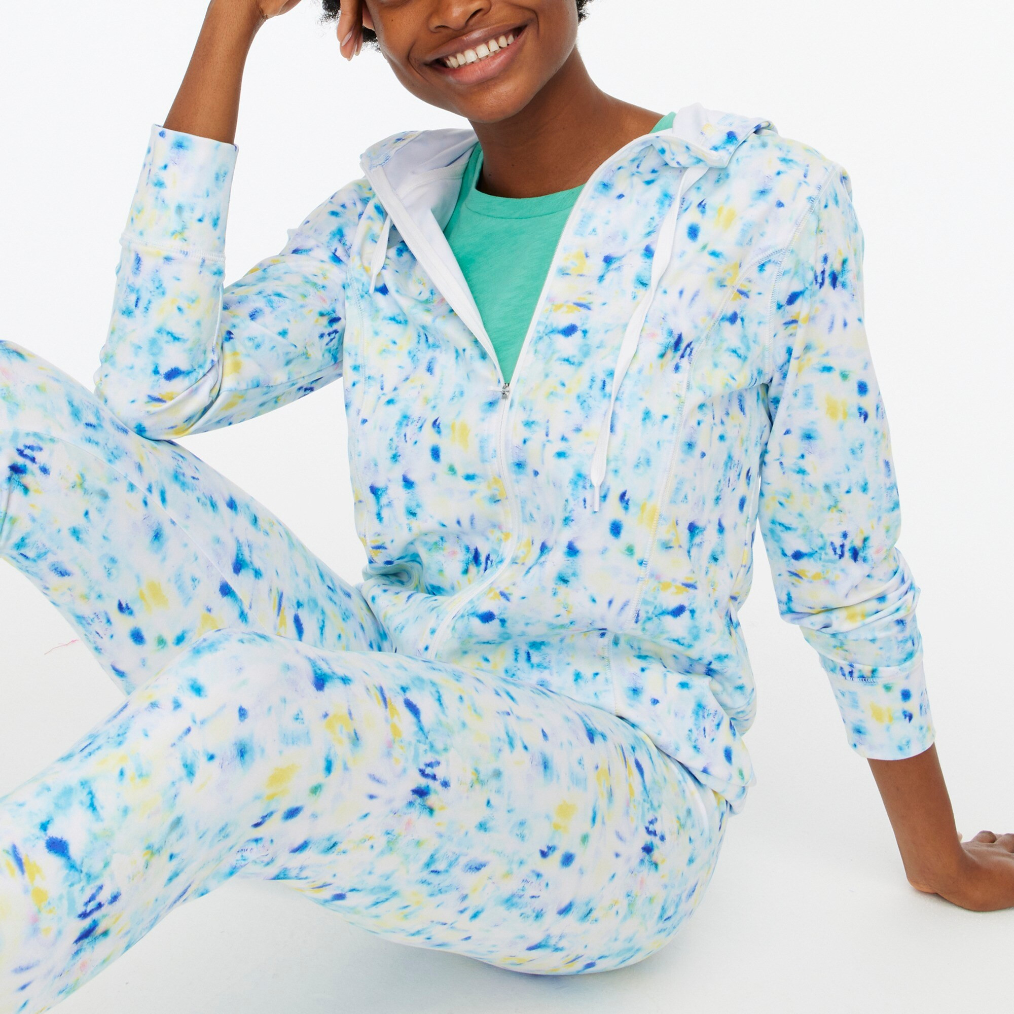 Full-zip active hoodie | J.Crew Factory