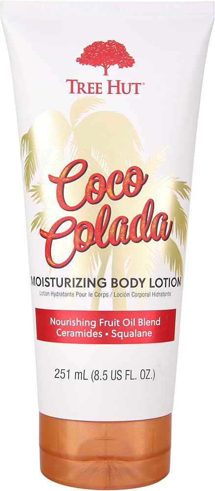 Amazon.com : Tree Hut Coco Colada Moisturizing Body Lotion, Ceramide and Squalene Formula Helps P... | Amazon (US)