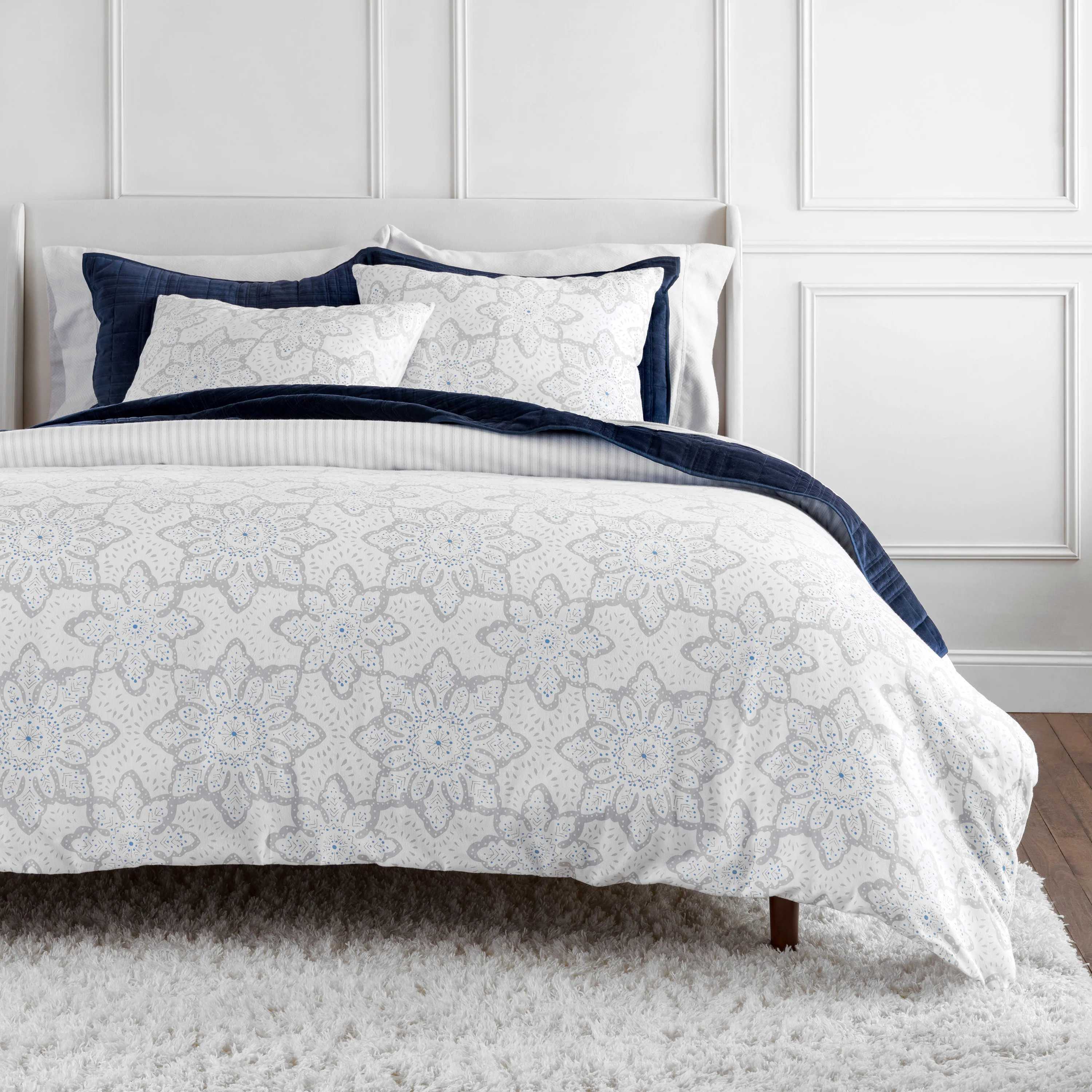 Martha StewartFlannel Snowflake Duvet Cover & Shams$119.99undefined | Waiting On Martha