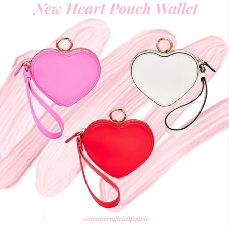 New $10 Heart Pouch Wallet - the gold circle hardware against the Pink, Red & White 😍

Would be so cute carried as a wristlet! 

Sweet little gift for Valentines! 

Target. A New Day. Valentine’s Day. 

#LTKitbag #LTKfindsunder50 #LTKstyletip
