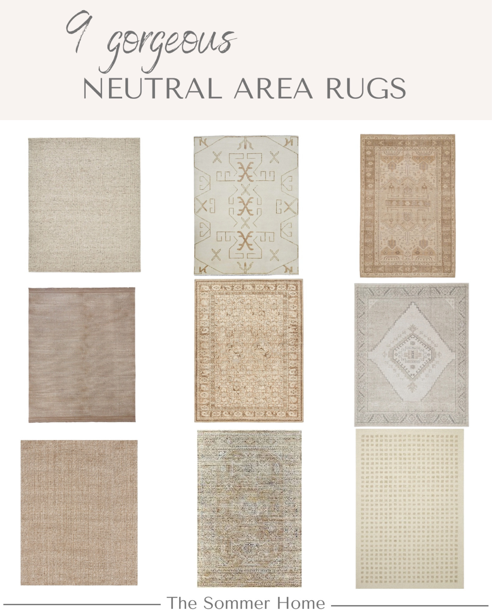 9 of the best neutral area rugs for your living room or bedroom  

#LTKFind #LTKsalealert #LTKhome