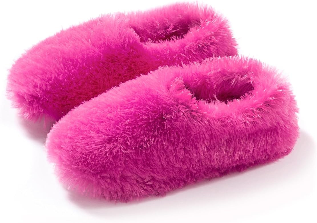 Onmygogo Fuzzy Winter Indoor Slippers for Women | Amazon (US)