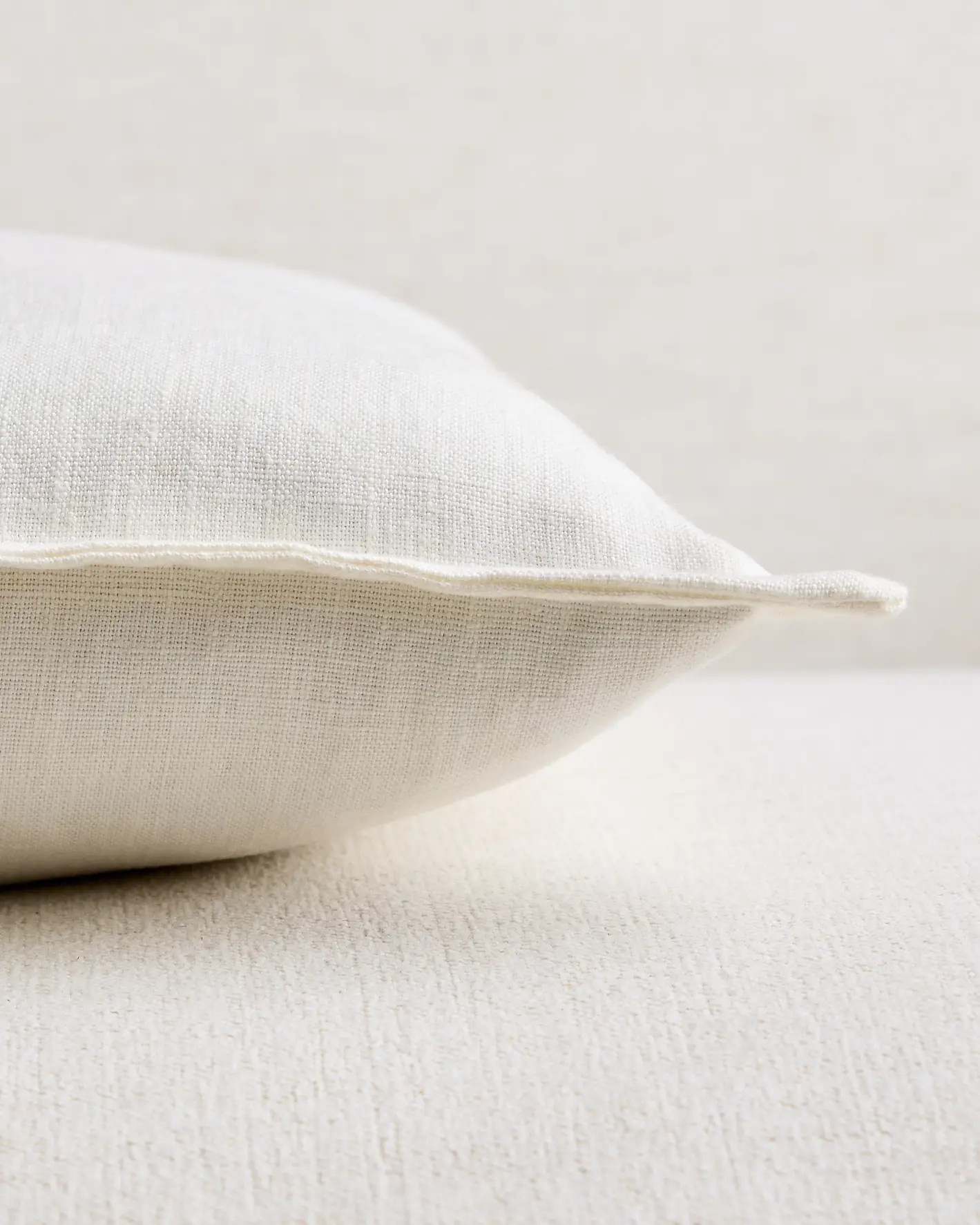 European Linen Flange Edge Pillow Cover | Quince
