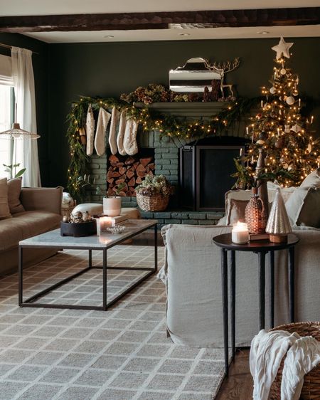 Cozy family room holiday views. 🦌🌲

#LTKHoliday #LTKSeasonal #LTKhome