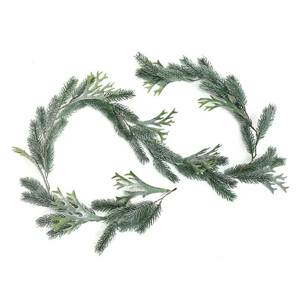 Christmas Garland Decorative Lifelike Frosted Pine Garland Artificial Garland - Walmart.com | Walmart (US)