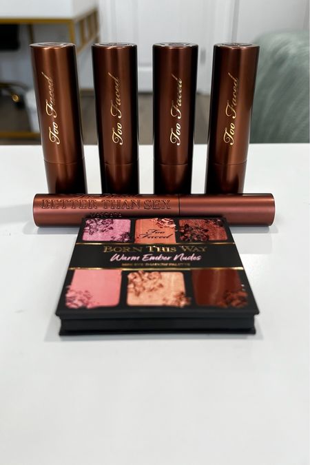 Too Faced gifted me their new Bronzing and Sculpting sticks, brown mascara and shadow palette and I’m so excited to try!🤎

#LTKBeauty #LTKSeasonal #LTKStyleTip