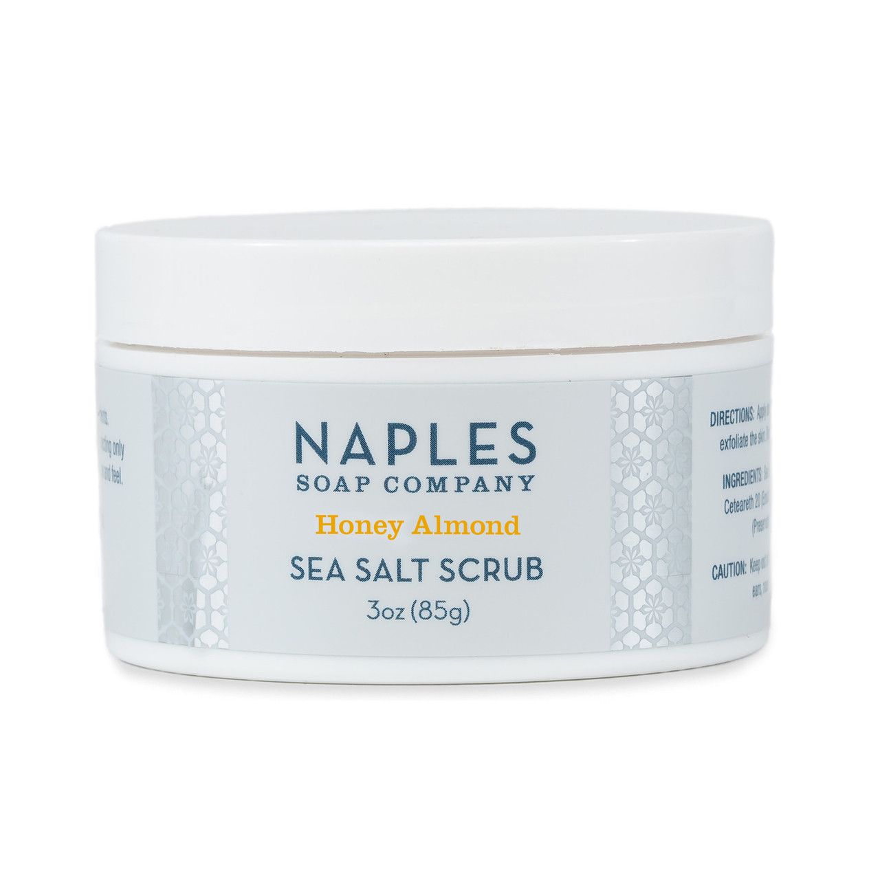 Honey Almond Sea Salt Scrub 3 oz | Naples Soap Company