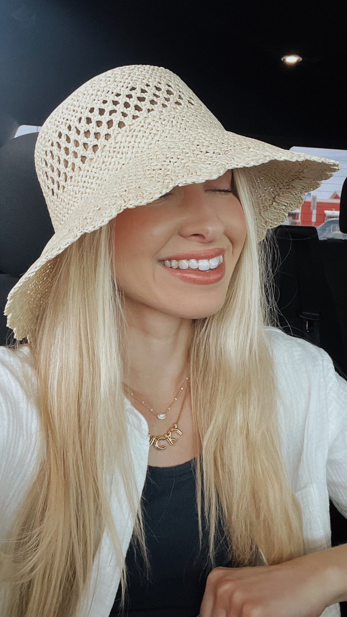 Walmart beach hat, Kendra Scott necklace, Kate Spade x Target Lucky necklace 

#LTKStyleTip #LTKFindsUnder50 #LTKTravel