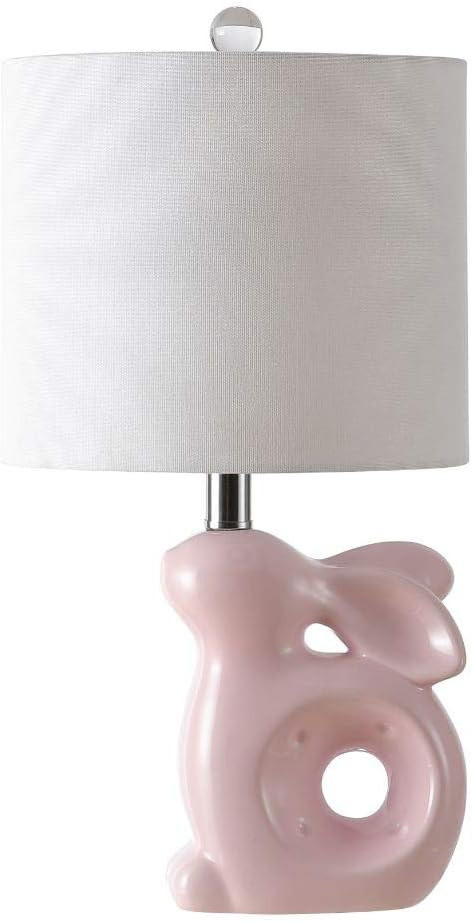 Safavieh Kids Lighting Collection Ruby Rabbit Pink Ceramic 19-inch Bedroom Living Room Home Offic... | Amazon (US)