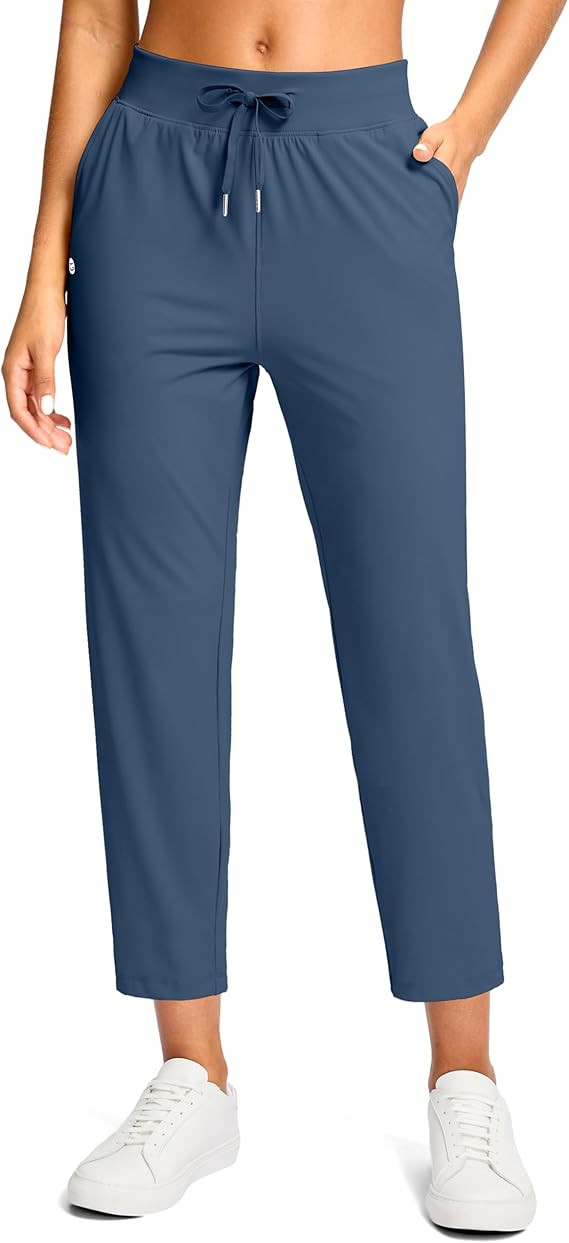 G Gradual Petite Pants for Women 24"/26" Ankle Pants 2 Pockets Stretchy 7/8 Sweatpants for Golf T... | Amazon (US)