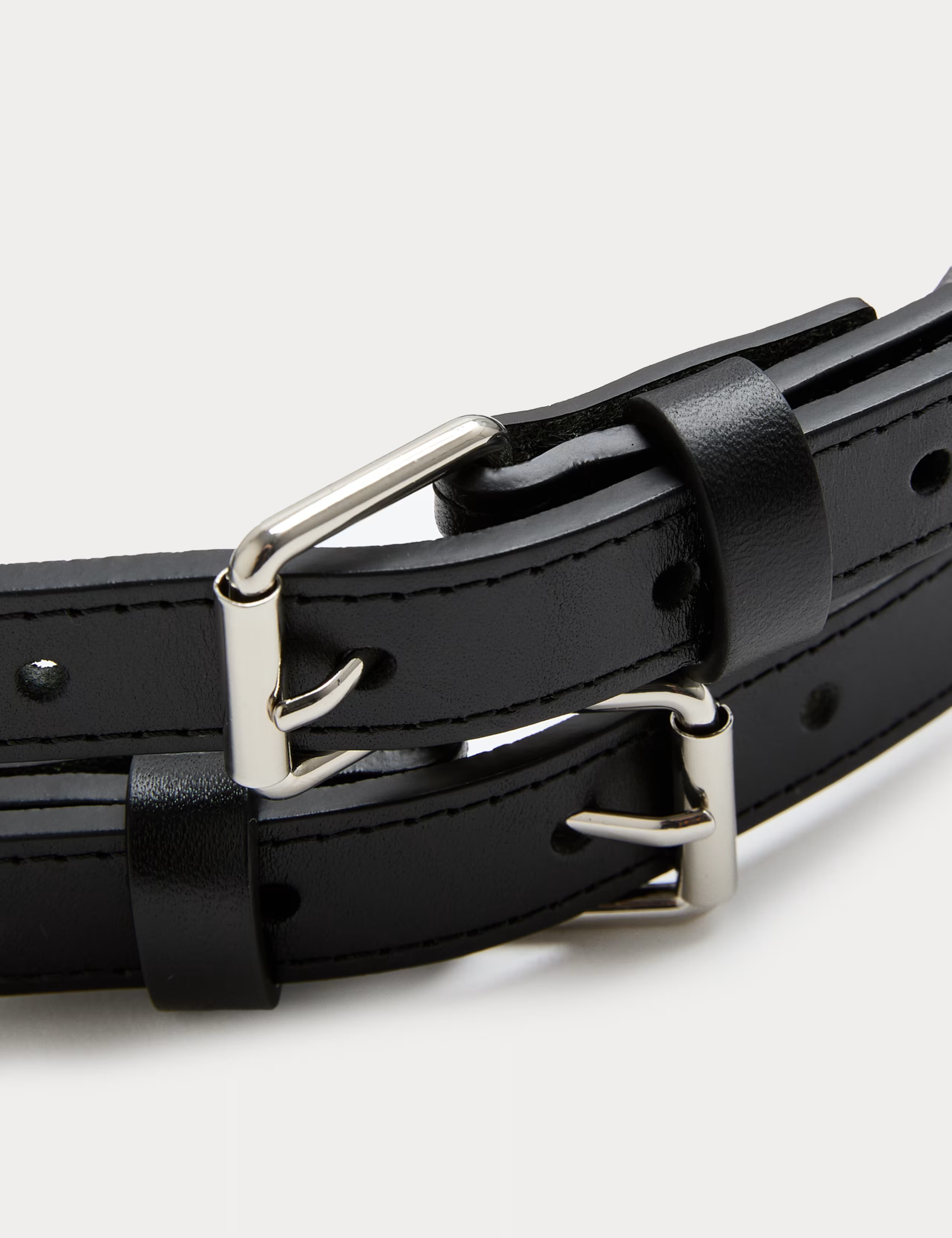 Leather Double Strap Belt | Marks & Spencer IE