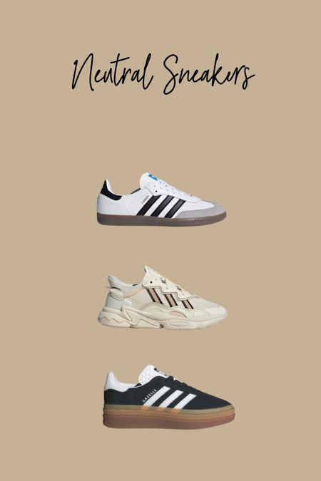 Neutral sneakers- adidas- casual style- outfit inspo- neutral style 

#LTKshoecrush #LTKstyletip #LTKfindsunder100